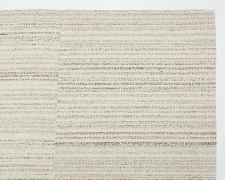 Beige Turkish Kilim Rug 9' 4" x 13' 5" Flat-Weave | No. VR71404