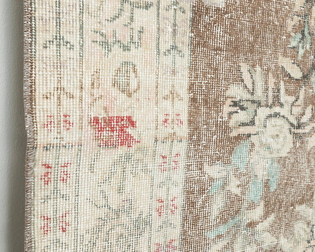 Multicolor Turkish Oushak Rug 6' x 9' 6" Hand-Knotted | No. VR71462