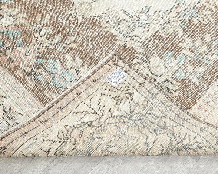 Multicolor Turkish Oushak Rug 6' x 9' 6" Hand-Knotted | No. VR71462