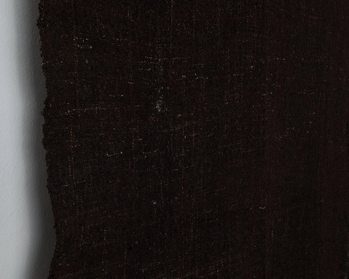 Brown Turkish Kilim Rug 8' x 12' Flat-Weave close-up
