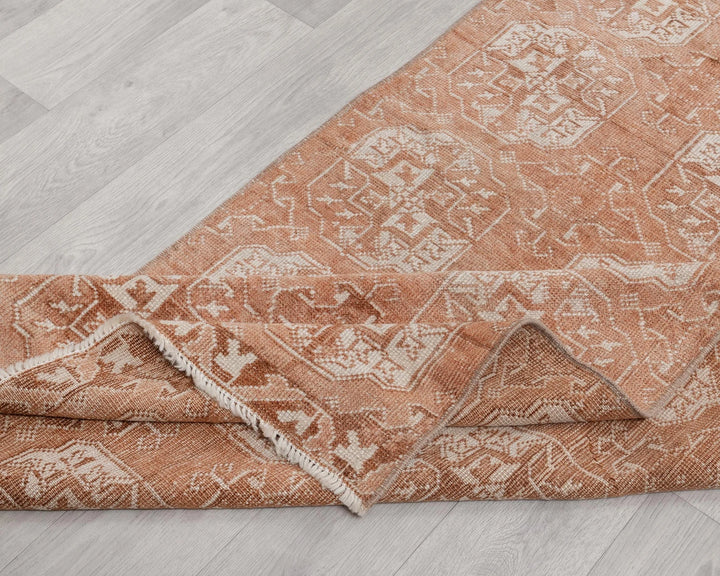 Beige Turkish Oushak Rug 2'10" x 11'8" Hand-Knotted | No. VR71728