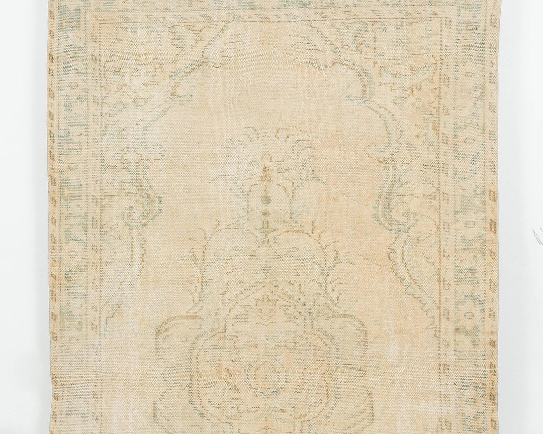 Multicolor Turkish Oushak Rug 5'7" x 10'1" Hand-Knotted | No. VR71772