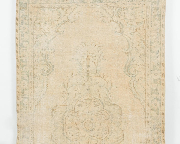 Multicolor Turkish Oushak Rug 5'7" x 10'1" Hand-Knotted | No. VR71772