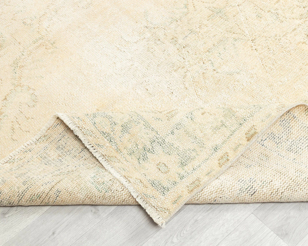 Multicolor Turkish Oushak Rug 5'7" x 10'1" Hand-Knotted | No. VR71772