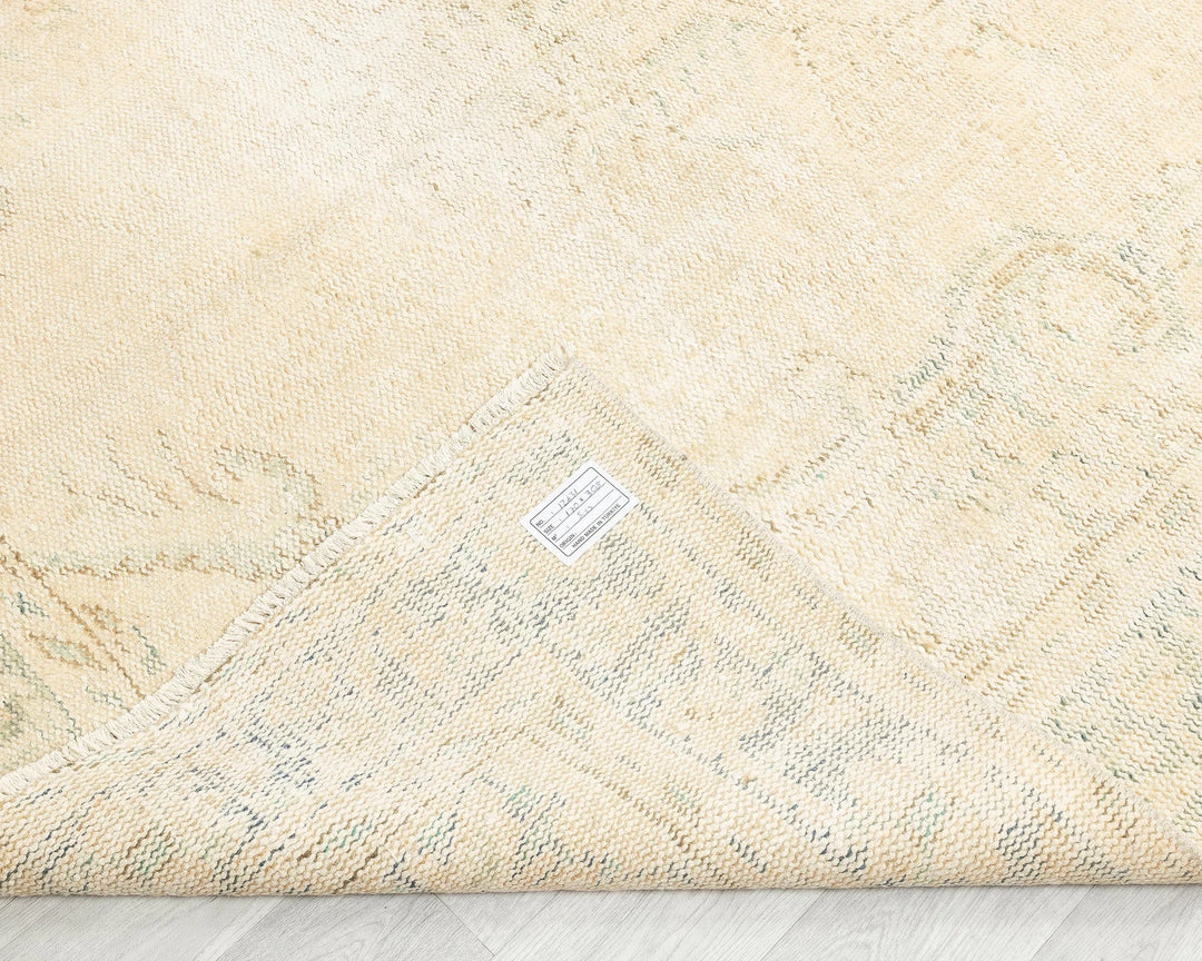 Multicolor Turkish Oushak Rug 5'7" x 10'1" Hand-Knotted | No. VR71772