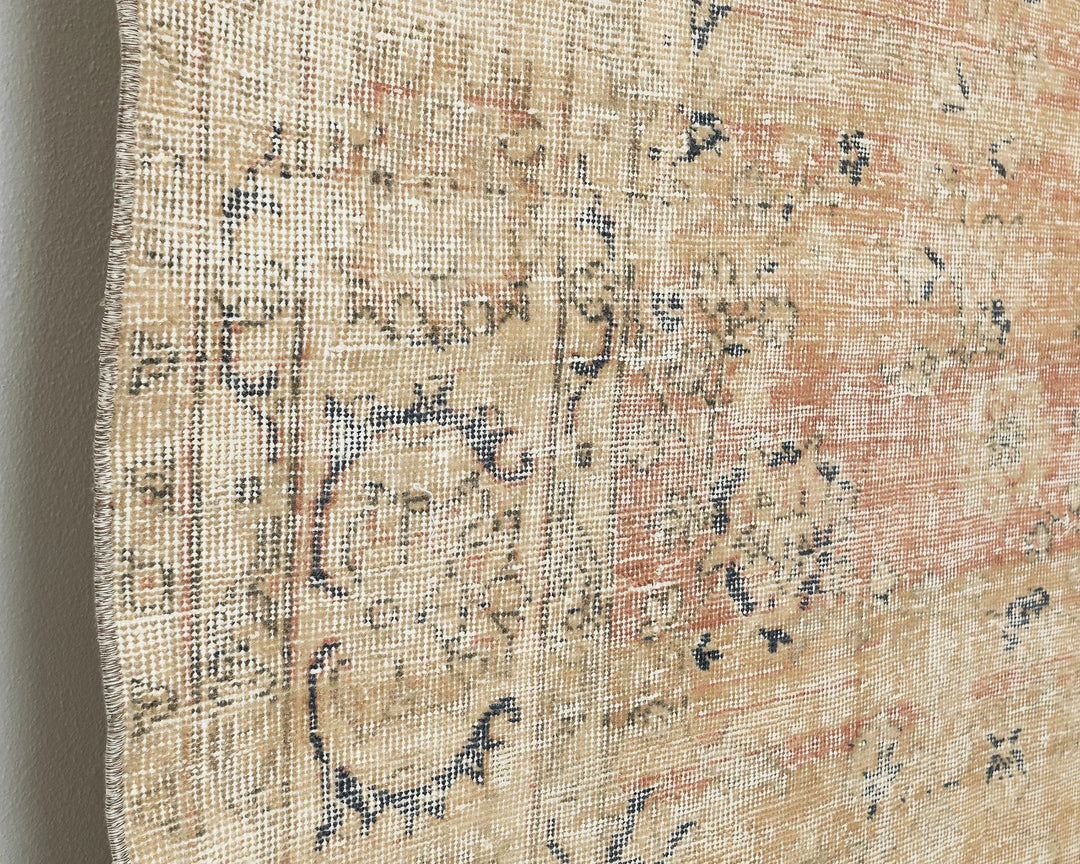 Multicolor Turkish Oushak Rug 6' 5" x 9' 7" Hand-Knotted | No. VR71880