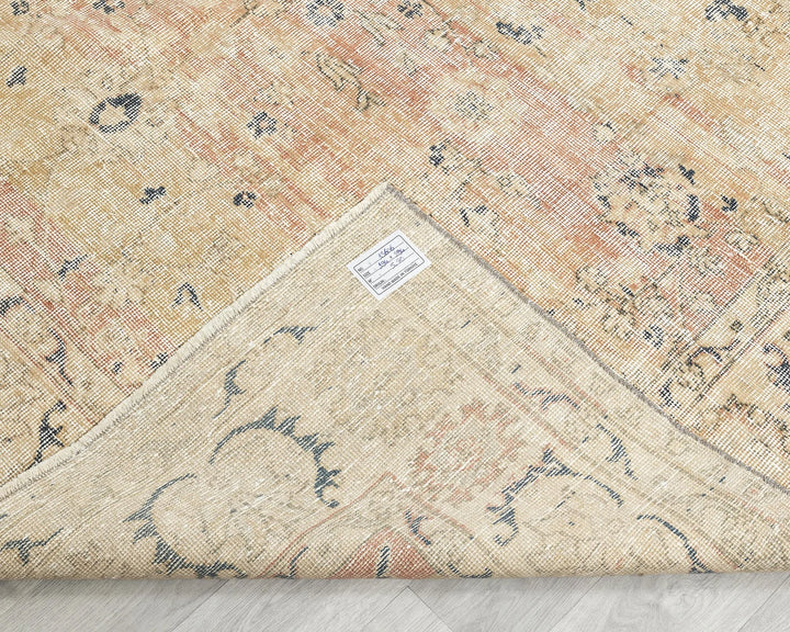 Multicolor Turkish Oushak Rug 6' 5" x 9' 7" Hand-Knotted | No. VR71880