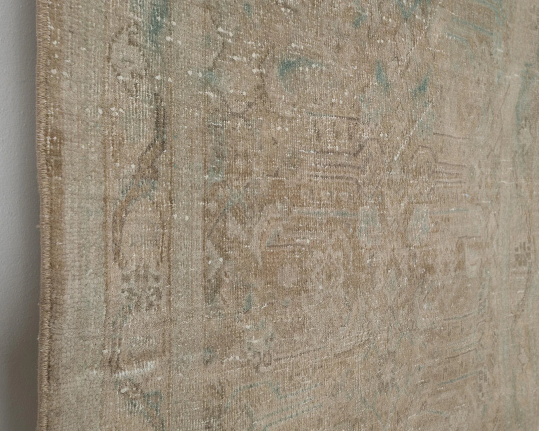 Beige Runner Rug 3' 8" x 11' 1" | No. VR71907
