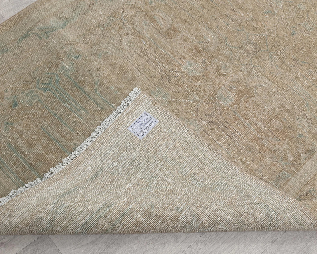 Beige Runner Rug 3' 8" x 11' 1" | No. VR71907