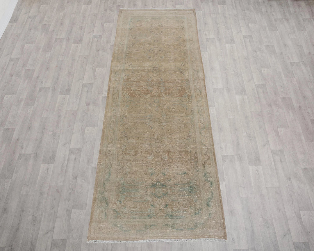 Beige Runner Rug 3' 8" x 11' 1" | No. VR71907
