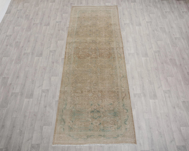 Beige Runner Rug 3' 8" x 11' 1" | No. VR71907