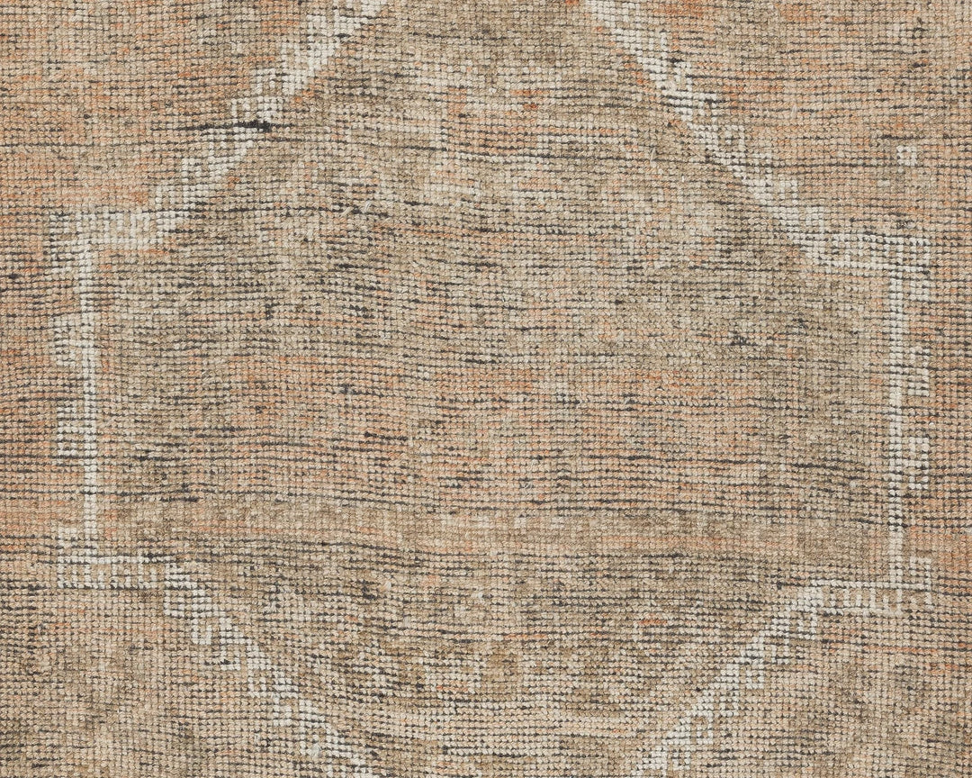 Beige Turkish Oushak Rug 3' 1" x 11' 1" Hand-Knotted | No. VR72140