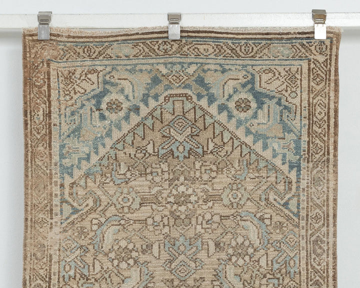 Multicolor Turkish Oushak Rug 2'11" x 9'2" Hand-Knotted view