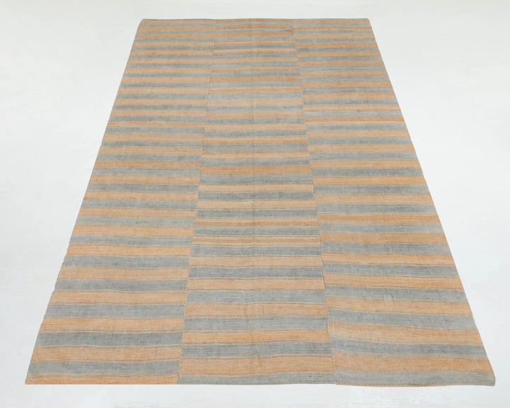Multicolor Turkish Kilim Rug 5' 11" x 9' 2" Flat-Weave | No. VR72185