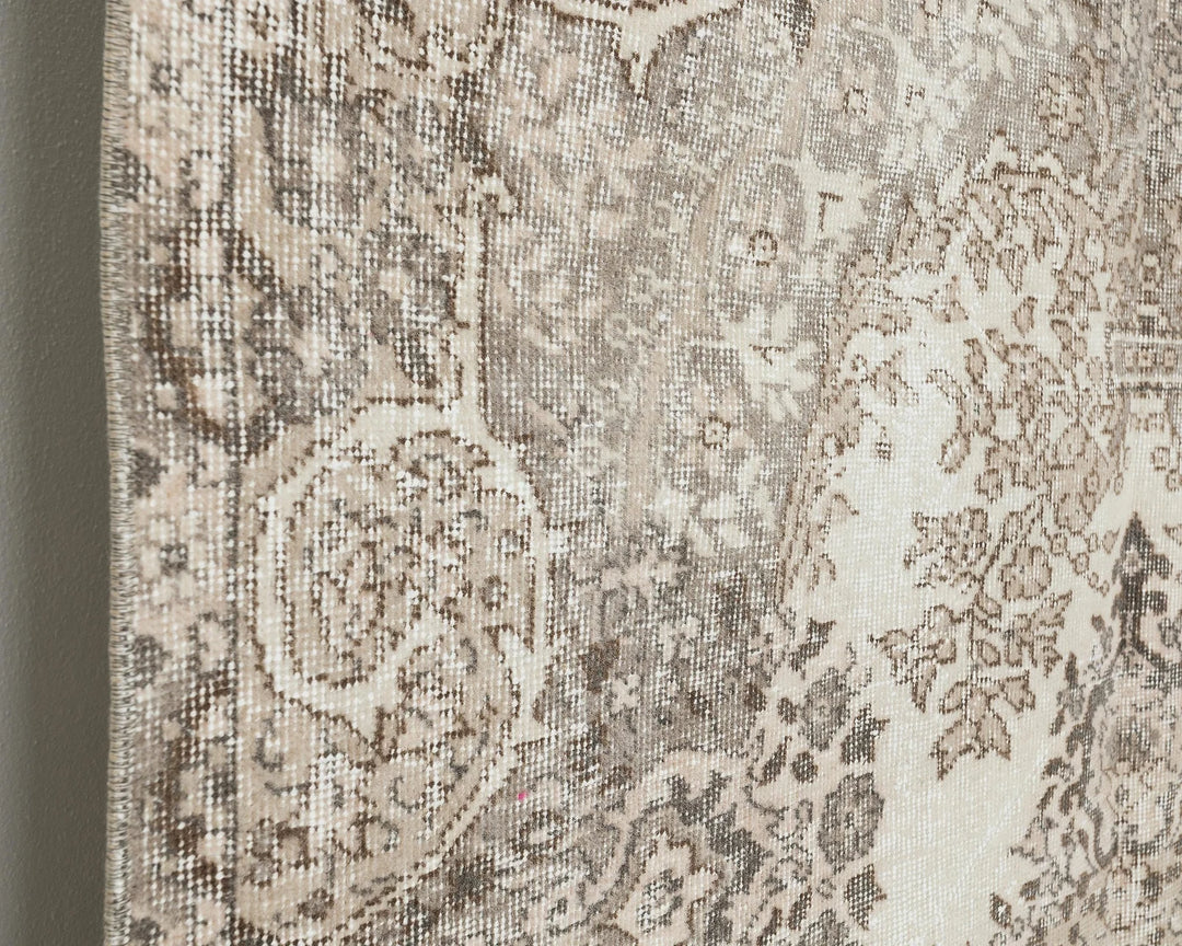Multicolor Turkish Oushak Rug 8'9" x 5'5" Hand-Knotted | No. VR72347