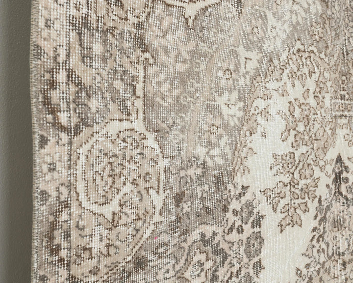 Multicolor Turkish Oushak Rug 8'9" x 5'5" Hand-Knotted | No. VR72347
