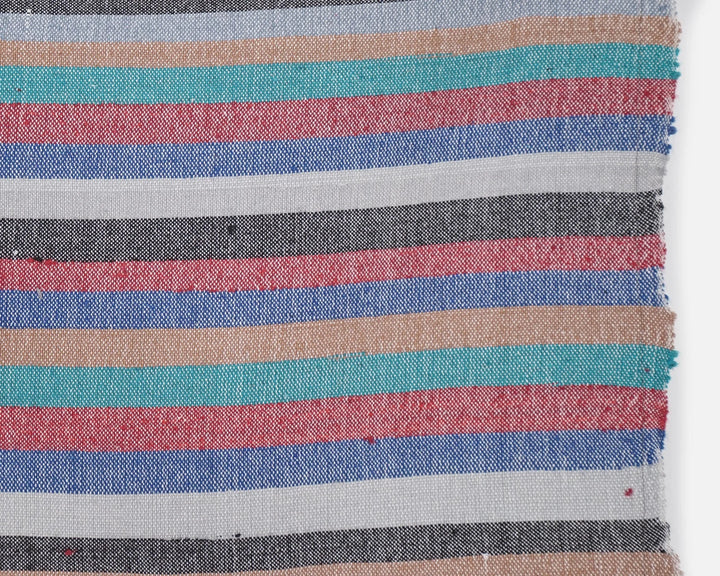 Multicolor Turkish Kilim Rug 6'7" x 8'2" Flat-Weave | No. VR72440