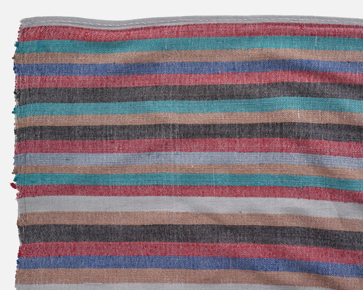 Multicolor Turkish Kilim Rug 6'7" x 8'2" Flat-Weave | No. VR72440