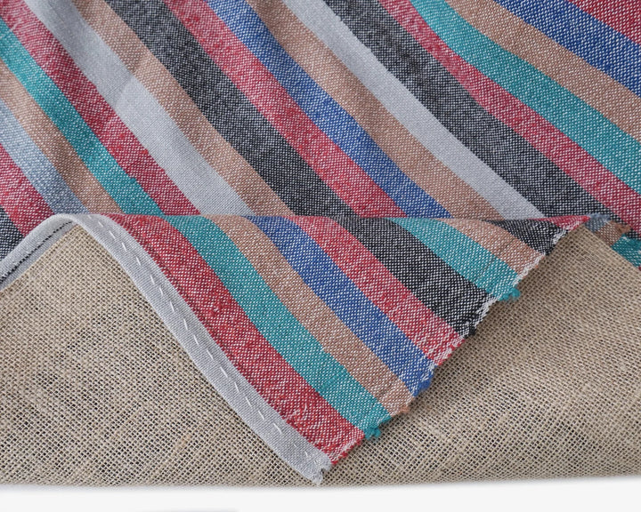 Multicolor Turkish Kilim Rug 6'7" x 8'2" Flat-Weave | No. VR72440