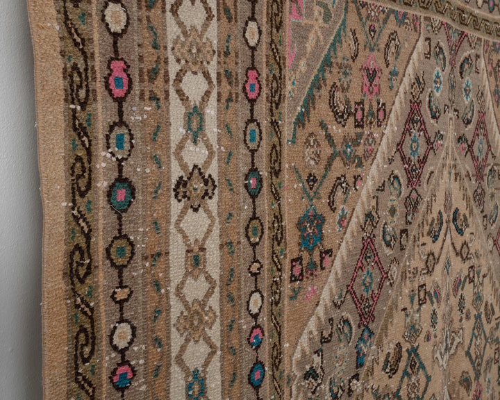 Multicolor Turkish Oushak Rug 6'10" x 9'10" Hand-Knotted | No. VR72505