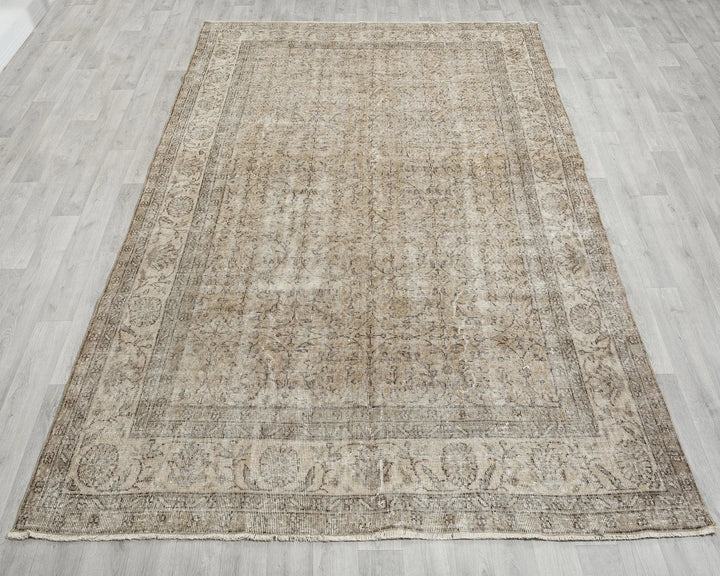 Multicolor Turkish Oushak Rug 6' 5" x 10' Hand-Knotted | No. VR72508