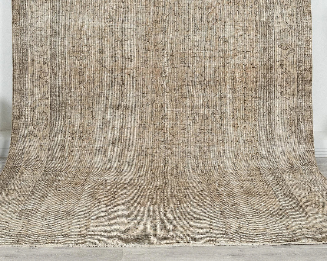Multicolor Turkish Oushak Rug 6' 5" x 10' Hand-Knotted | No. VR72508