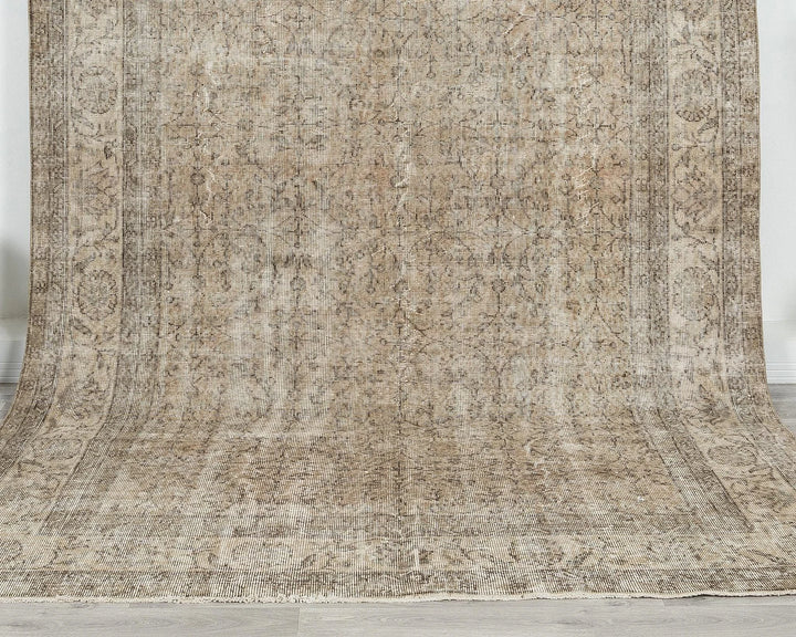 Multicolor Turkish Oushak Rug 6' 5" x 10' Hand-Knotted | No. VR72508