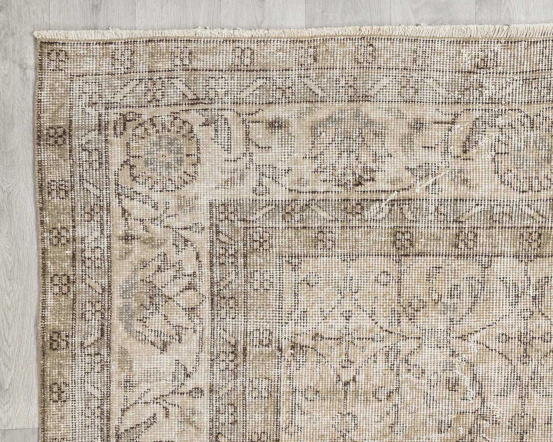 Multicolor Turkish Oushak Rug 6' 5" x 10' Hand-Knotted | No. VR72508