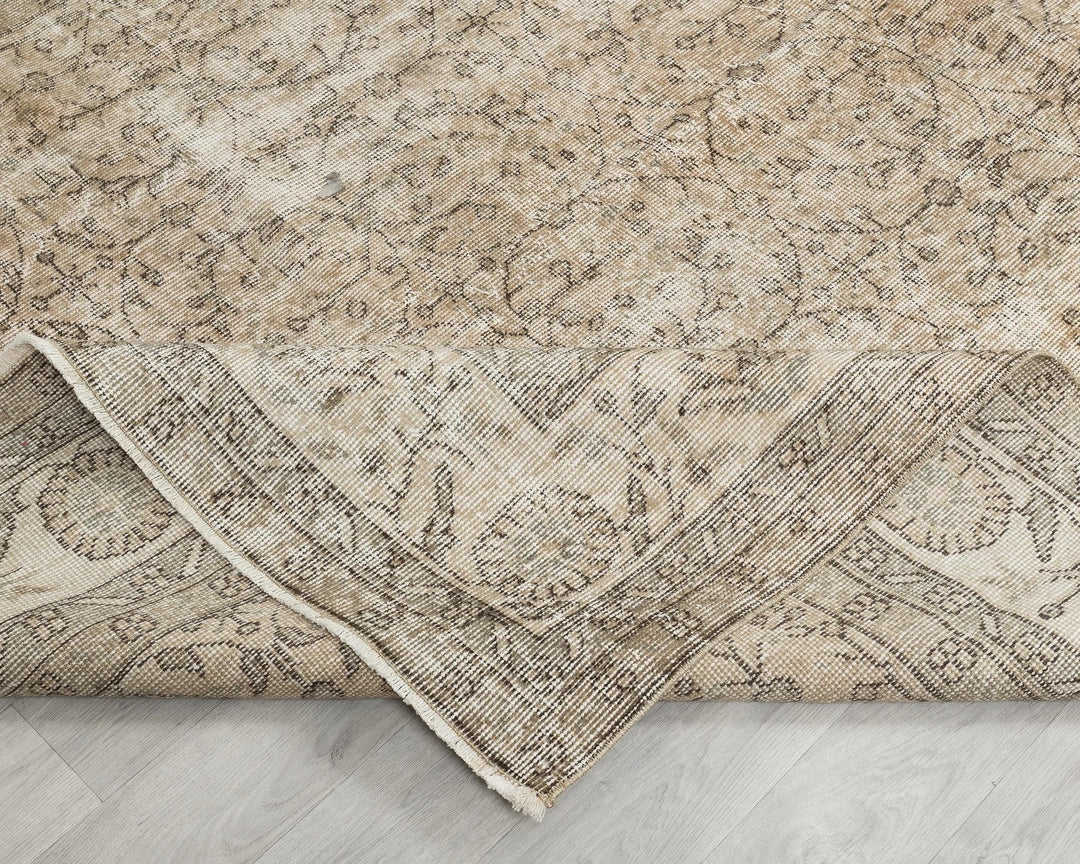 Multicolor Turkish Oushak Rug 6' 5" x 10' Hand-Knotted | No. VR72508