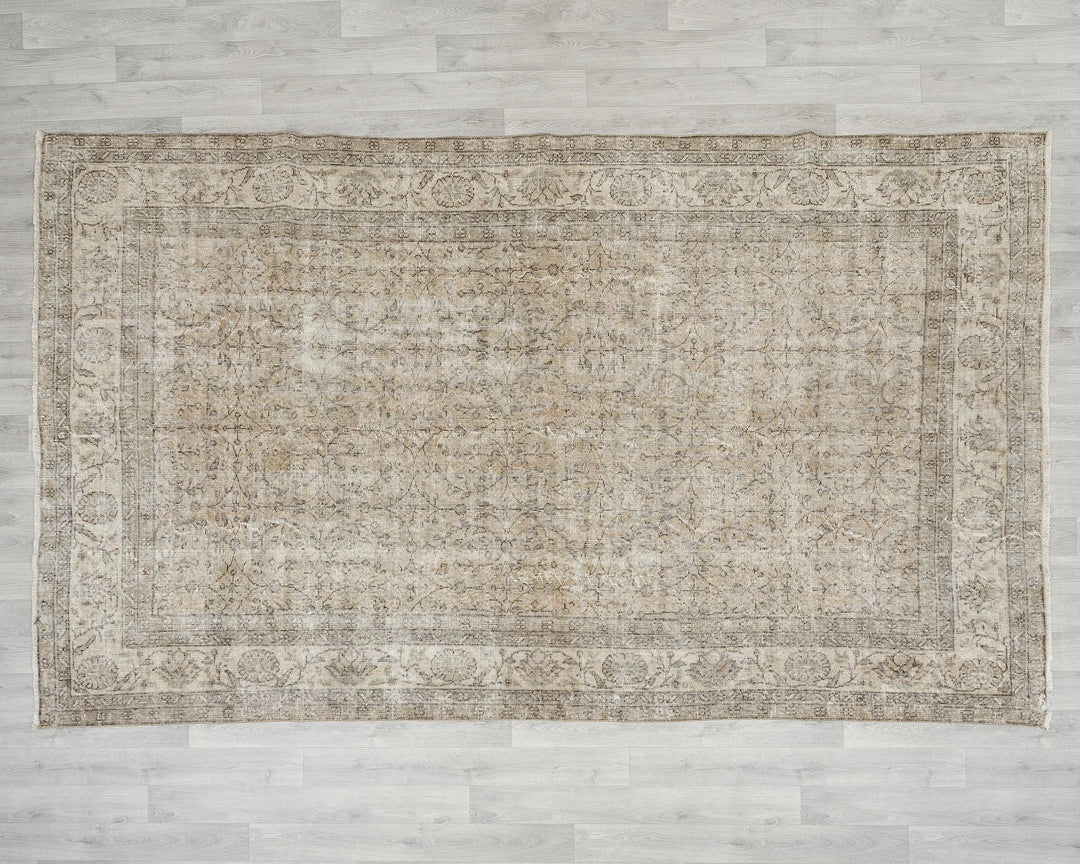 Multicolor Turkish Oushak Rug 6' 5" x 10' Hand-Knotted | No. VR72508