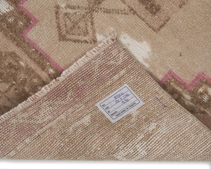 Multicolor Turkish Oushak Rug 2'11" x 12'4" Hand-Knotted | No. VR72513