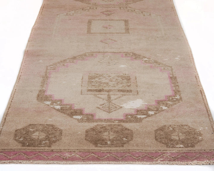 Multicolor Turkish Oushak Rug 2'11" x 12'4" Hand-Knotted | No. VR72513