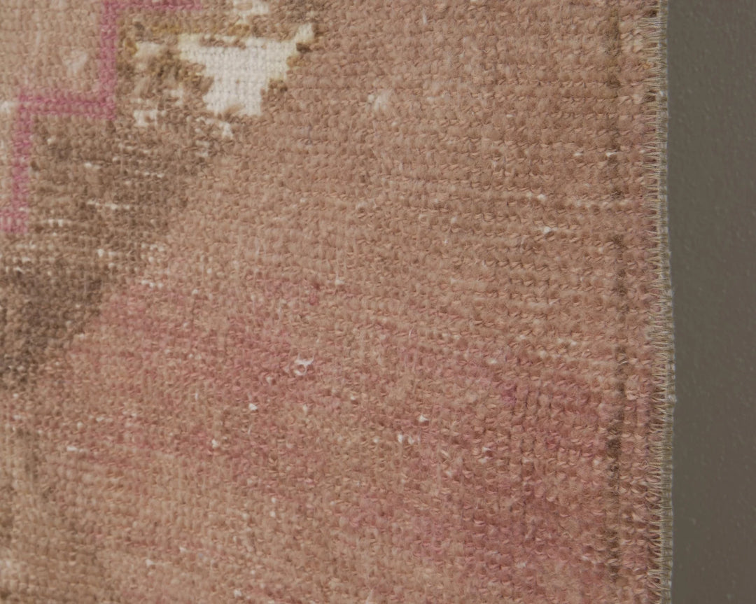 Multicolor Turkish Oushak Rug 2'11" x 12'4" Hand-Knotted | No. VR72513