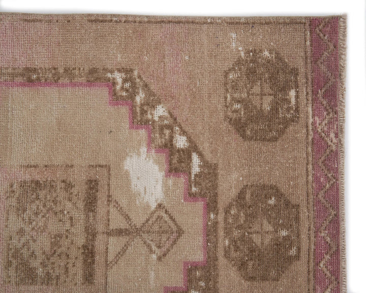 Multicolor Turkish Oushak Rug 2'11" x 12'4" Hand-Knotted | No. VR72513
