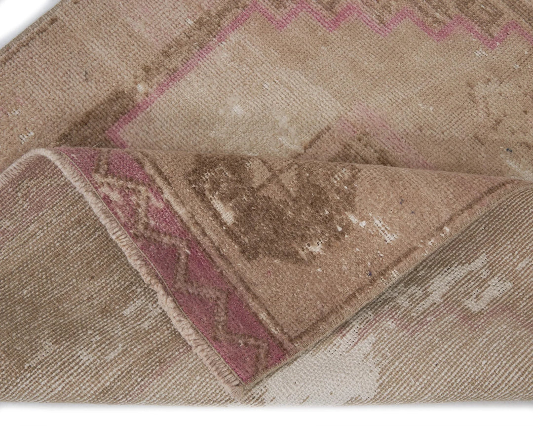 Multicolor Turkish Oushak Rug 2'11" x 12'4" Hand-Knotted | No. VR72513