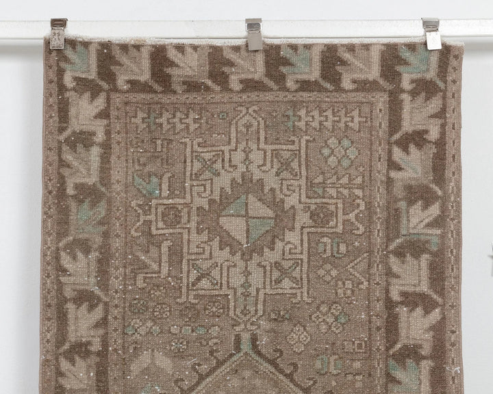 Multicolor Turkish Oushak Rug 3' x 10' 4" Hand-Knotted | No. VR72566