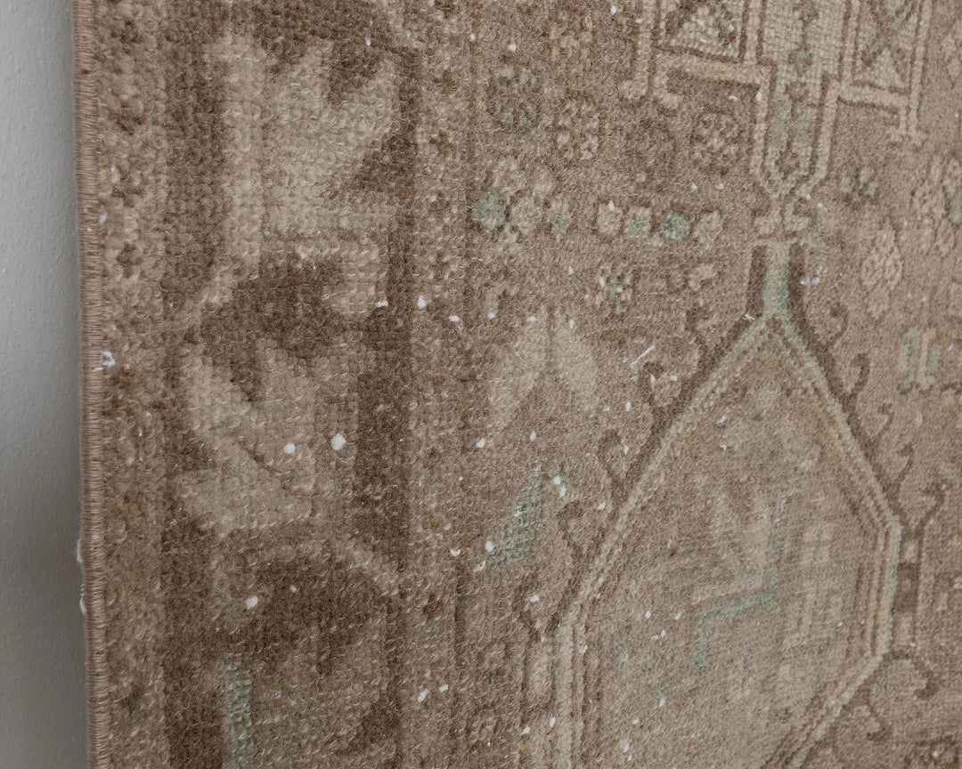 Multicolor Turkish Oushak Rug 3' x 10' 4" Hand-Knotted | No. VR72566
