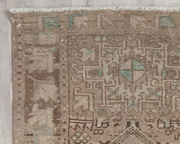 Multicolor Turkish Oushak Rug 3' x 10' 4" Hand-Knotted | No. VR72566