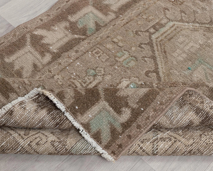 Multicolor Turkish Oushak Rug 3' x 10' 4" Hand-Knotted | No. VR72566