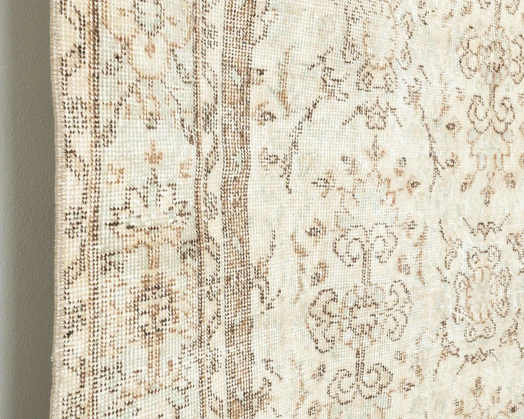 Multicolor Turkish Oushak Rug 9' 10" x 6' 7" Hand-Knotted | No. VR72701