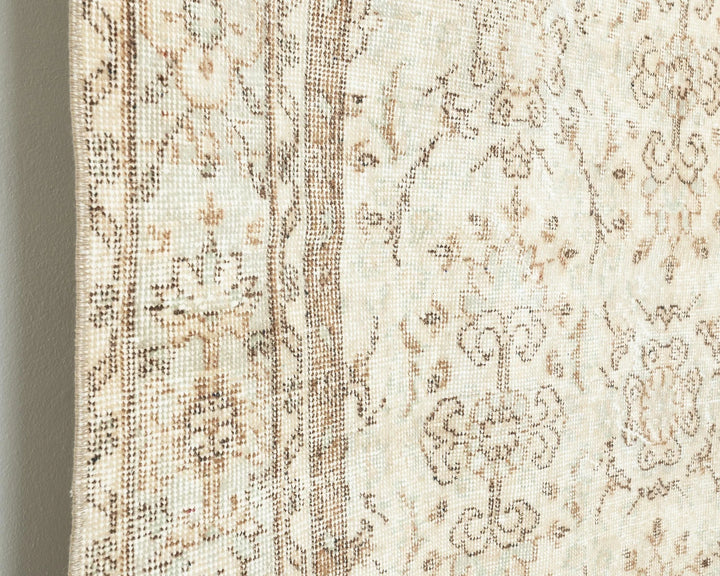 Multicolor Turkish Oushak Rug 9' 10" x 6' 7" Hand-Knotted | No. VR72701