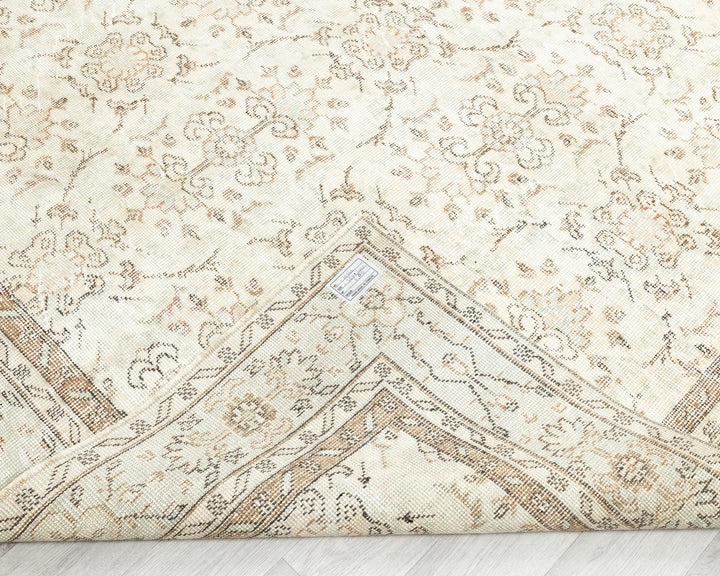 Multicolor Turkish Oushak Rug 9' 10" x 6' 7" Hand-Knotted | No. VR72701
