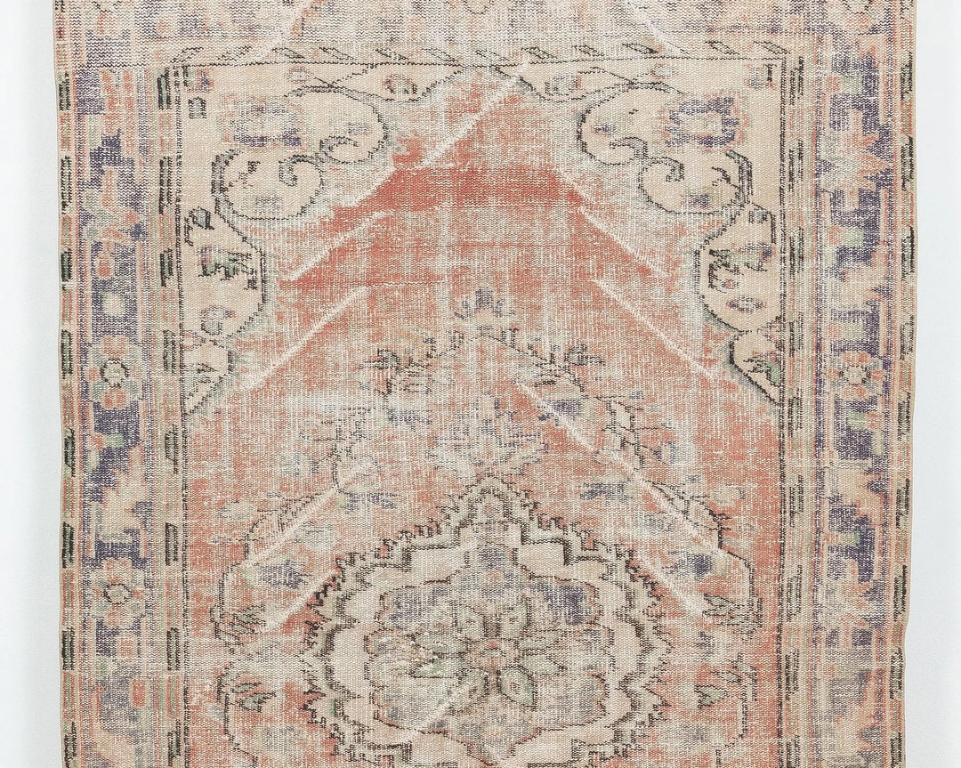 Multicolor Turkish Oushak Rug 5' 1" x 8' 3" Hand-Knotted view
