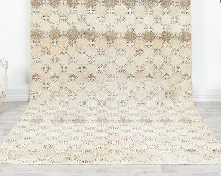 Multicolor Turkish Oushak Rug 4' 8" x 10' Hand-Knotted | No. VR72839