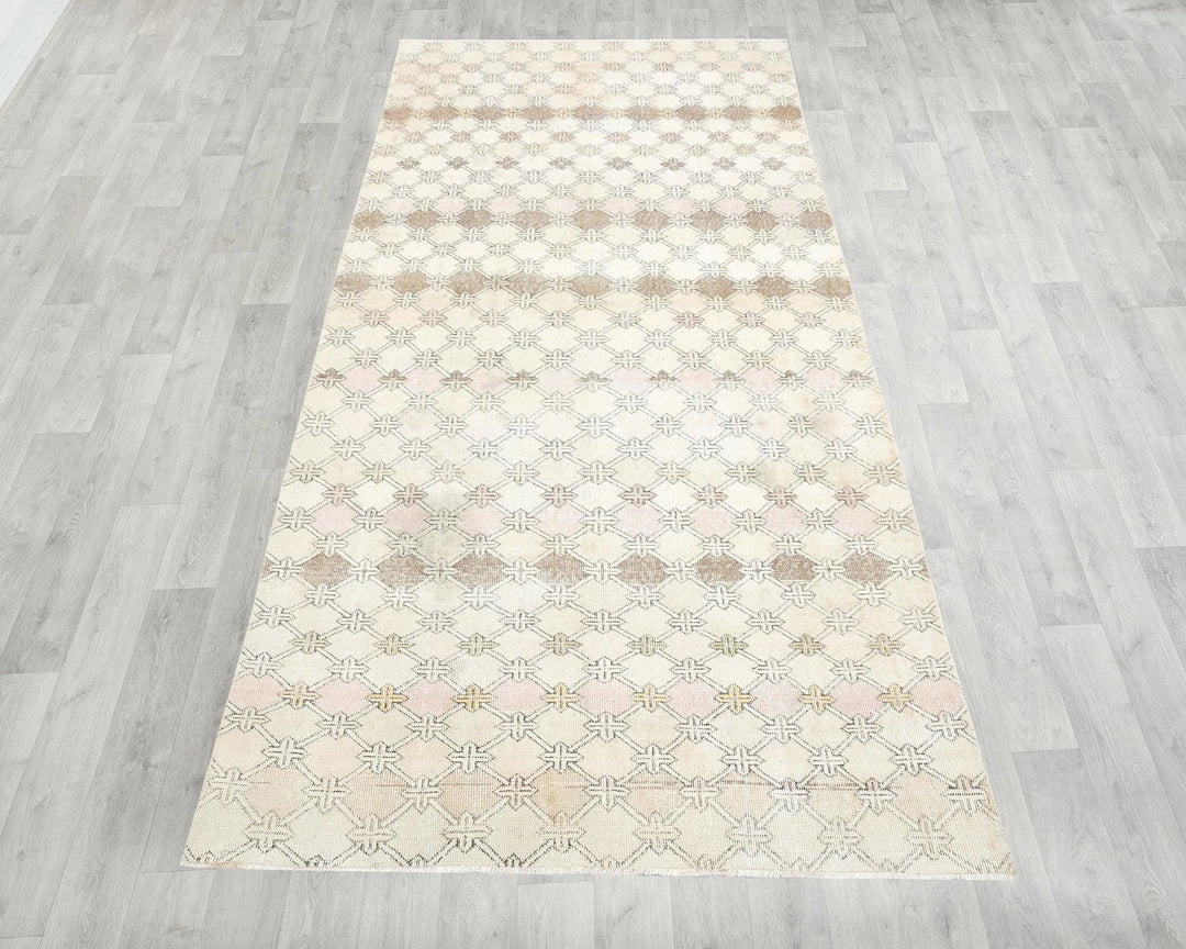 Multicolor Turkish Oushak Rug 4' 8" x 10' Hand-Knotted | No. VR72839