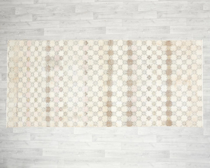 Multicolor Turkish Oushak Rug 4' 8" x 10' Hand-Knotted | No. VR72839