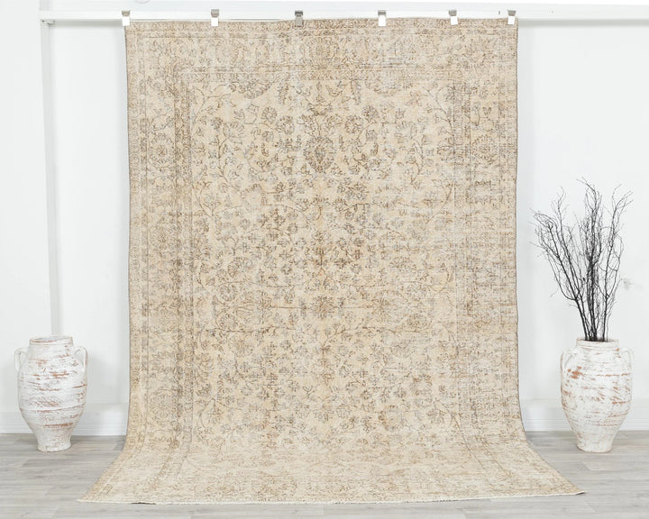 Multicolor Turkish Oriental Rug 6'4" x 9'6" Hand-Knotted | No. VR72948