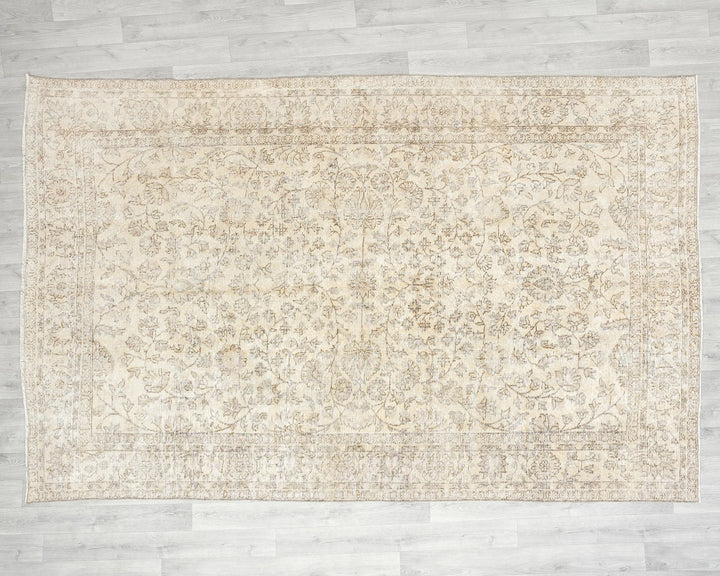 Multicolor Turkish Oriental Rug 6'4" x 9'6" Hand-Knotted | No. VR72948