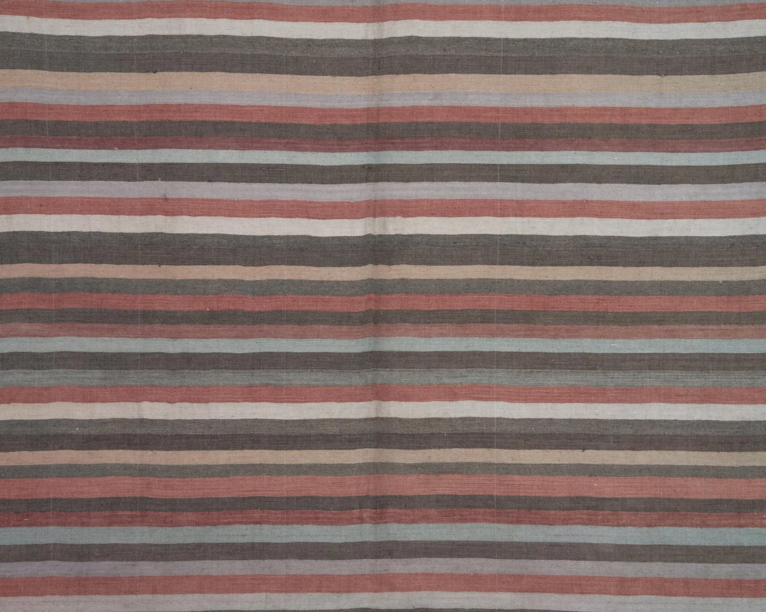 Multicolor Turkish Kilim Rug 6' x 9' Flat-Weave | No. VR73170