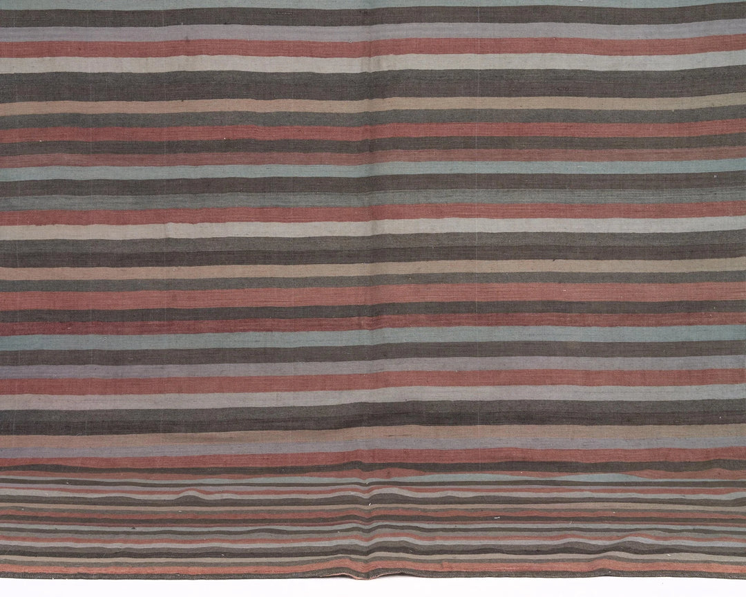 Multicolor Turkish Kilim Rug 6' x 9' Flat-Weave | No. VR73170